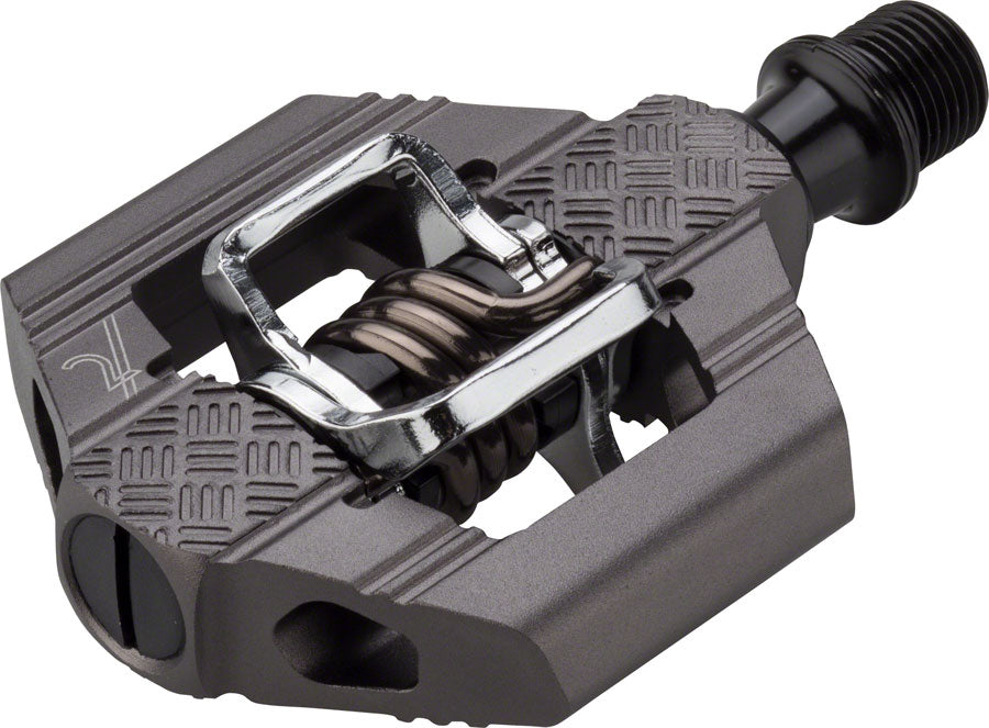 NEW Crank Brothers Candy 2 Pedals - Dual Sided Clipless Aluminum 9/16 Gray - Around the Cycle