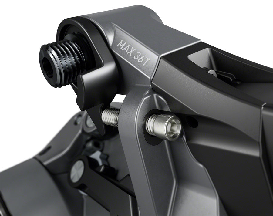 NEW SRAM Force eTap AXS Rear Derailleur - 12-Speed, Medium Cage, 36t Max, Gray - Around the Cycle