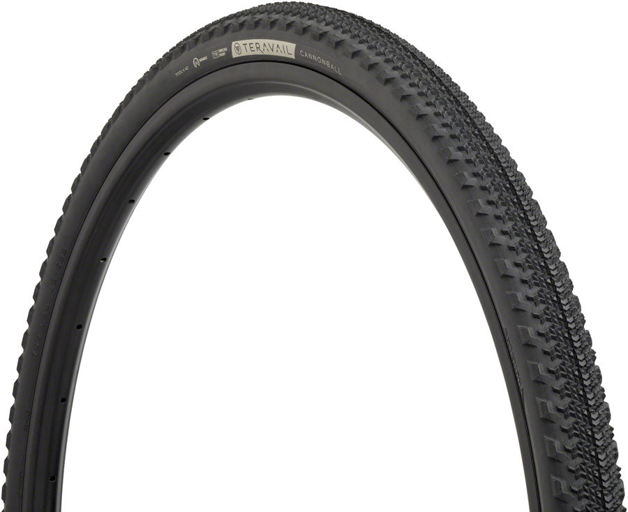 NEW Teravail Cannonball Tire - 700 x 42, Tubeless, Folding, Black, Light and Supple