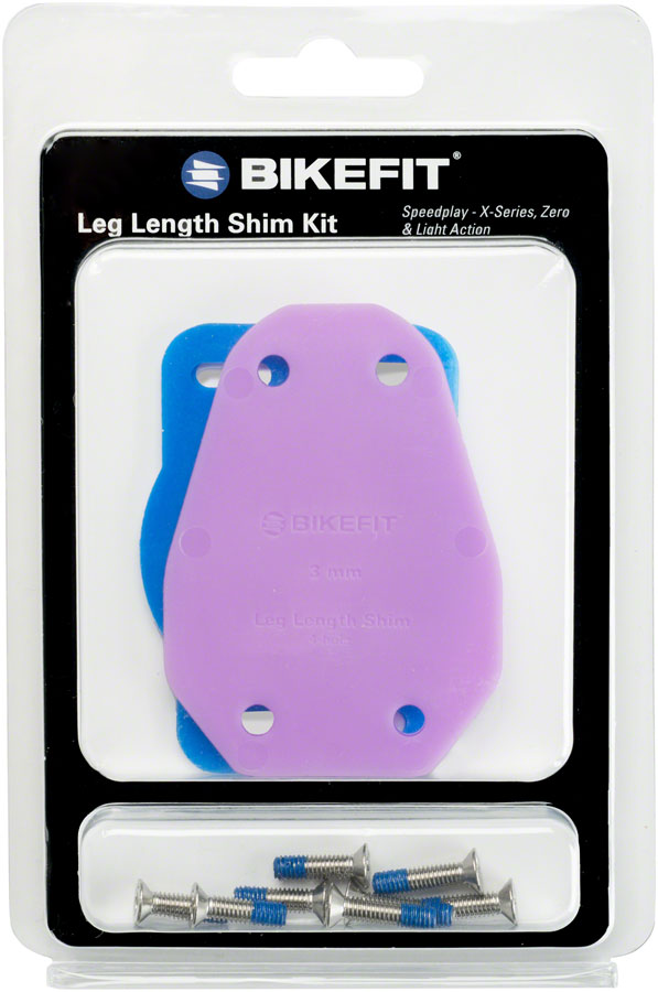 NEW BikeFit Leg Length Shims - Speedplay, 3mm, 1-Pack Kit