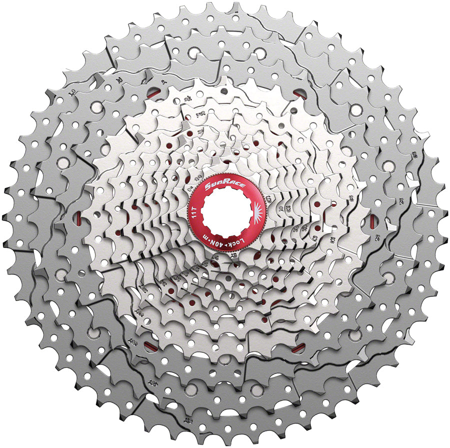NEW SunRace MZ 12-Speed Cassette CSMZ903 12-Speed, 11-51t, Metallic Silver