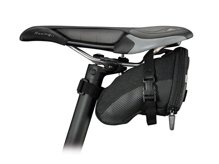 NEW Topeak Aero Wedge Seat Bag - Strap-on Small, Black
