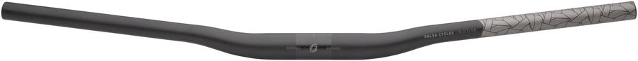 NEW Salsa Rustler Carbon Bar Flat/Riser Handlebar Salsa Rustler Carbon Riser Handlebar, 31.8, 750mm width, Black - Around the Cycle
