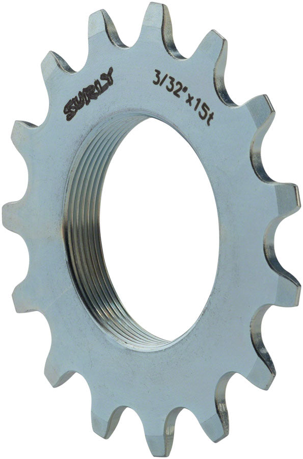 NEW Surly Cogs Track Cog Surly Track Cog 3/32'' X 15t Silver - Around the Cycle