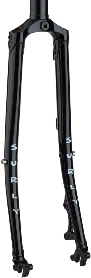 NEW Surly Straggler Cyclocross/Hybrid Fork Surly Straggler Disc Fork: 650b, 380mm, 1-1/8 straight steerer, Black - Around the Cycle