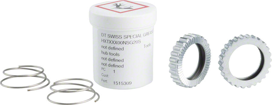 NEW DT Swiss 54t Star Ratchet Kit: 2 Star Ratchets, 2 Springs and Grease - Around the Cycle