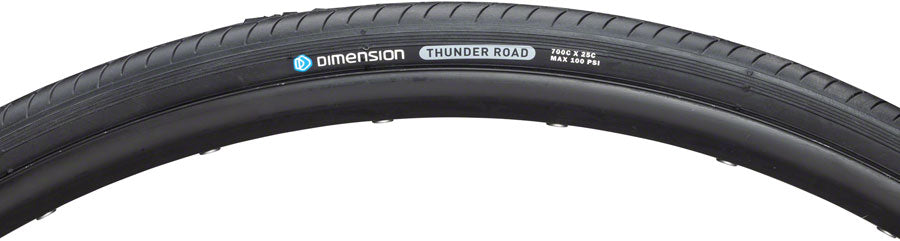 NEW MSW Thunder Road Tire - 700 x 25 Wirebead Black