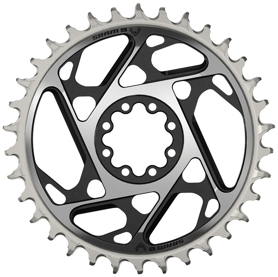 NEW SRAM XX SL Eagle T-Type Direct Mount Chainring - 34t, 12-Speed, 8-Bolt Direct Mount, 3mm Offset, Aluminum, Black/Silver, D1