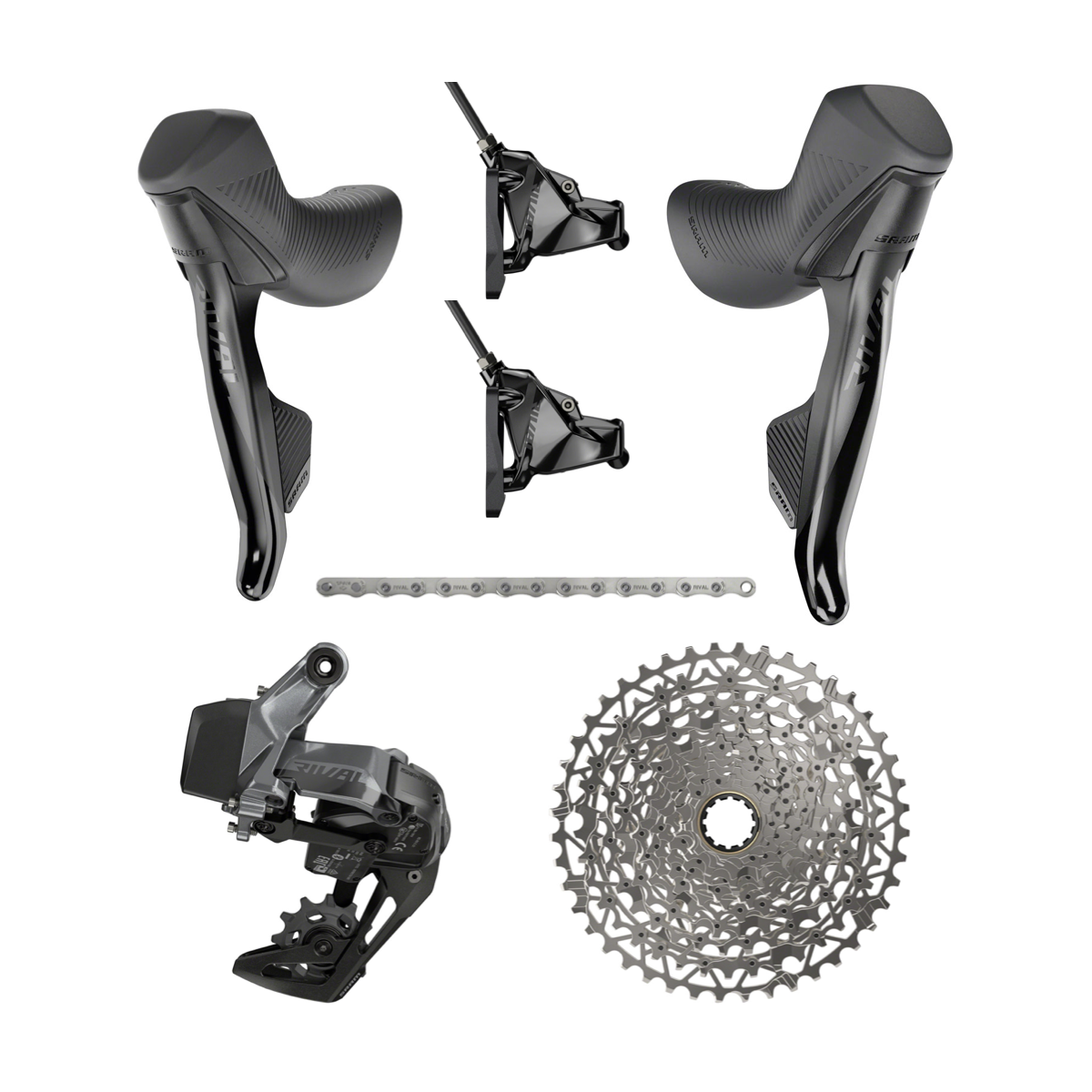 NEW SRAM Rival eTap AXS XPLR Groupset Kit 1x 10 44t Gravel All R