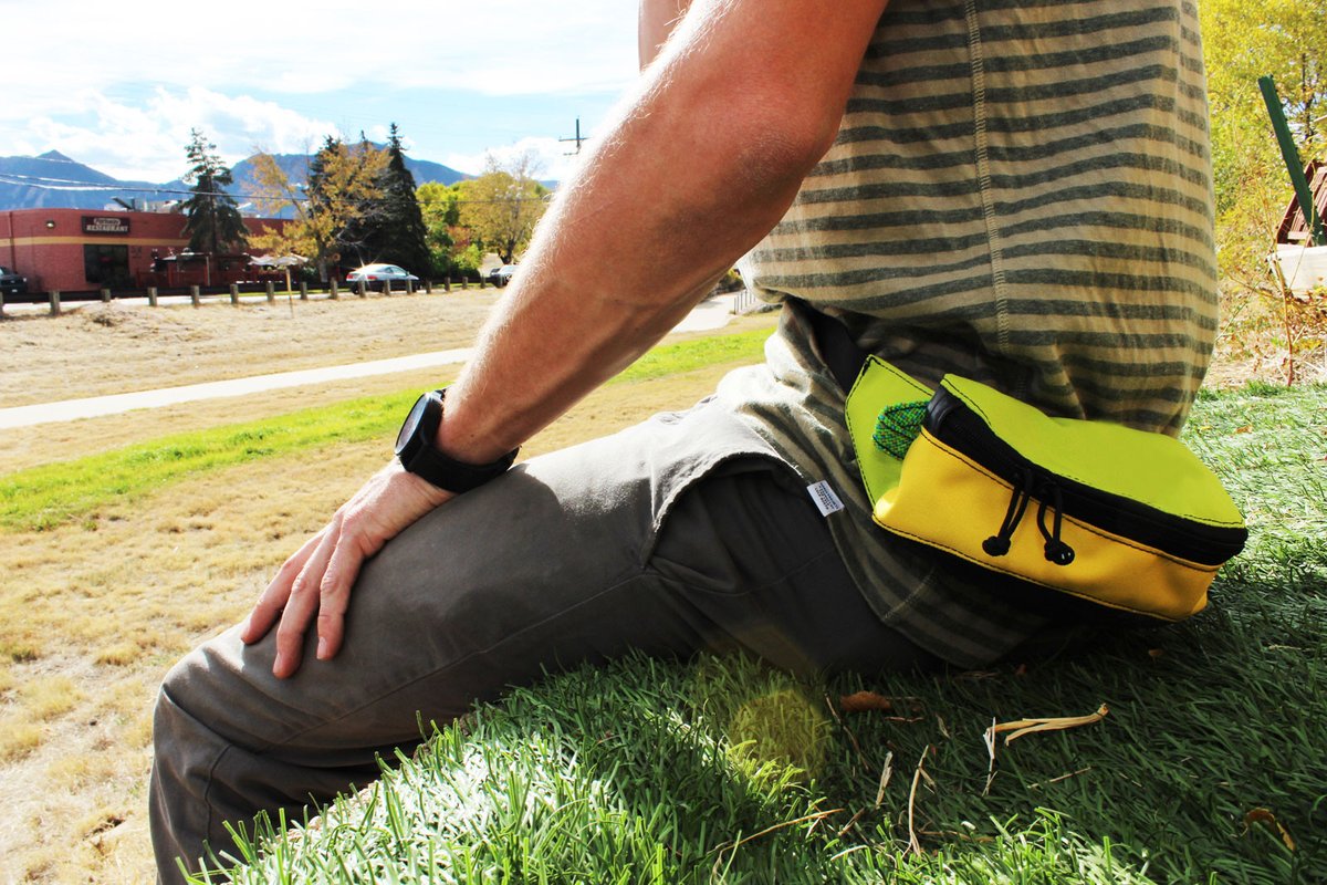 NEW UPCYCLED Green Guru Hipster Hip Pack - Around the Cycle