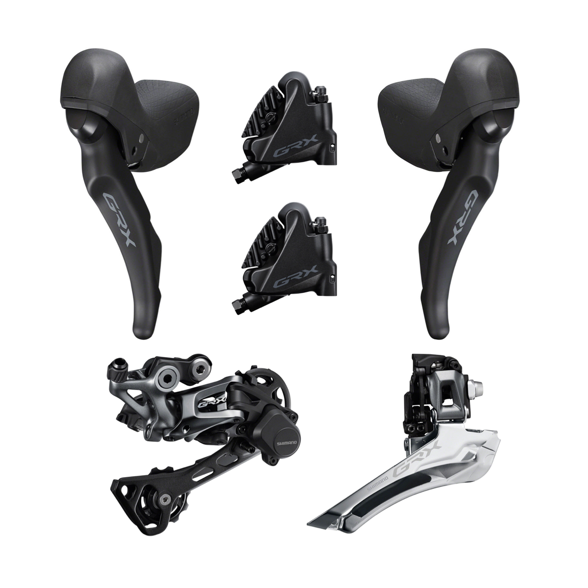 NEW Shimano GRX 600 11 Speed Mini 2x Groupset Shifters Brakes Derail