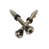 NEW Terske Tubeless Presta Valves, Titanm, 44mm, Ti/Red, Pair NLS