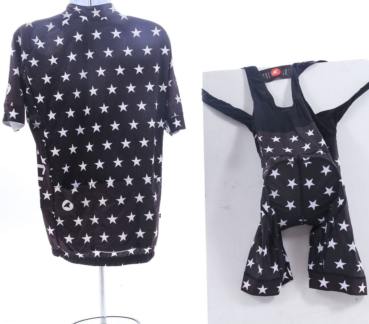 NEW out of package Pactimo Mini Robostar Cycling Kit Large Jersey Medium Bibs