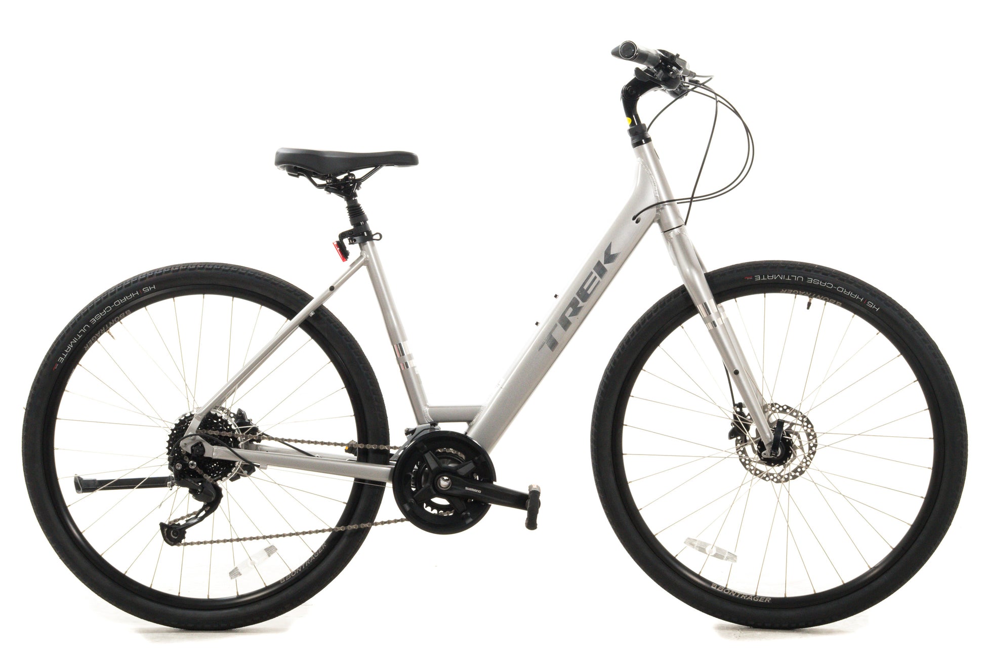 USED 2021 Trek Verve 3 Low Step Medium 3x9 Hybrid Bike