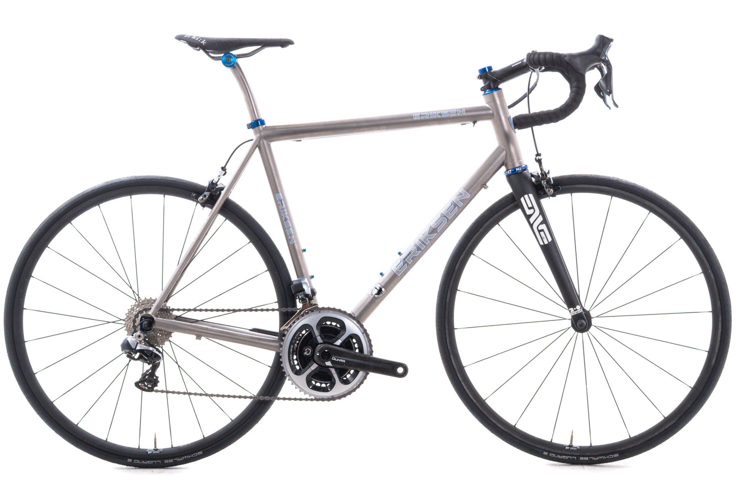 USED Kent Eriksen Custom Titanium Road Bike 56cm Shimano Dura-Ace Di2 2x11 speed