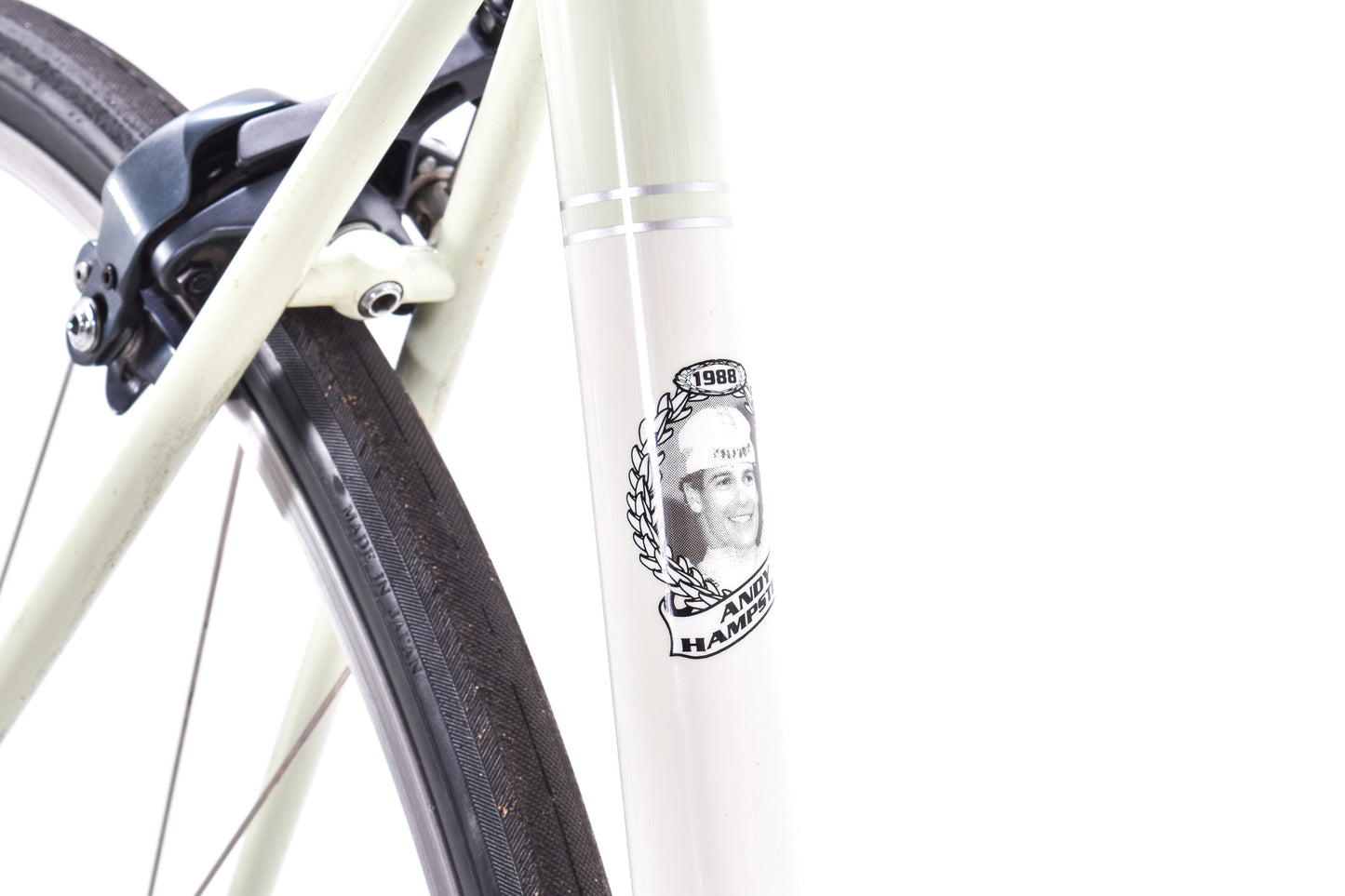 USED 2020 Andy Hampsten Minimus 55cm Custom Steel Road Bike Rim Brake SRAM AXS 2x12 speed