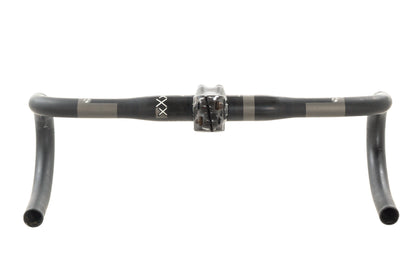USED Bontrager xXx 31.8x420mm Carbon Drop Handlebar w/ 100mm x 7° xXx Carbon Stem