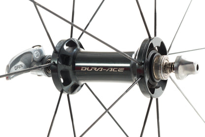 USED Shimano Dura-Ace WH-9000 C24 Alloy/Carbon 700C Wheelset Rim Brake QR