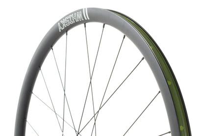 USED Whisky No.9 30mm Carbon Front Wheel 24h w/ All-City Go-Devil Hub 12x100mm TA