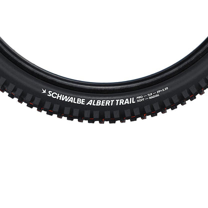 NEW Schwalbe Albert Gravity Pro Mountain Tire - 29"x2.60, Folding, Tubeless Ready, Addix Ultra Soft, Radial, 67TPI, Black