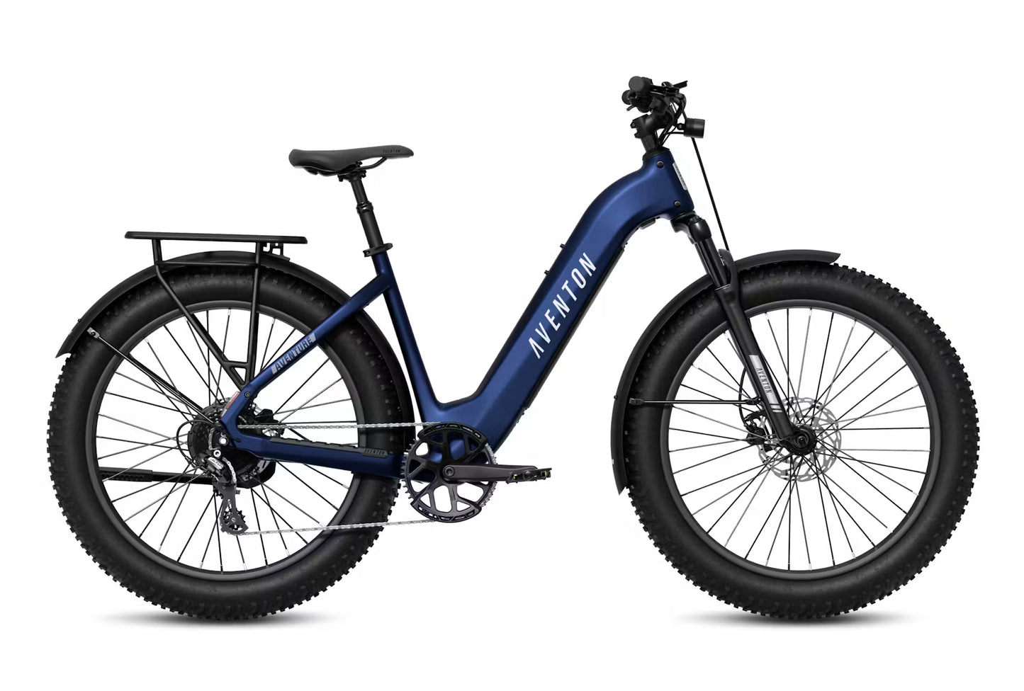 NEW Aventon Aventure 3 Step-Through Electric Fat Tire Bike — 750W, 28mph, 4" Tires