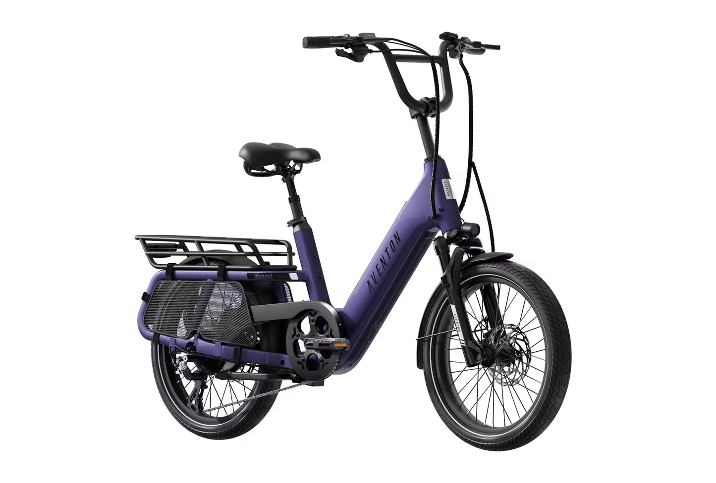 NEW Aventon Abound SR Electric Cargo Bike — 750W, 60mi Range, 440lb Capacity