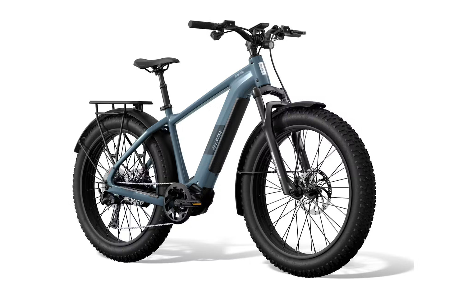 NEW Aventon Aventure M Electric Fat Tire Bike — Mid-Drive 100Nm, Autoshift, 85mi Range, 4" Tires