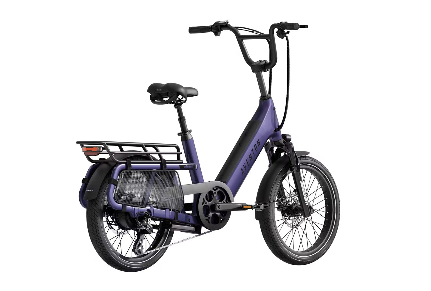 NEW Aventon Abound SR Electric Cargo Bike — 750W, 60mi Range, 440lb Capacity