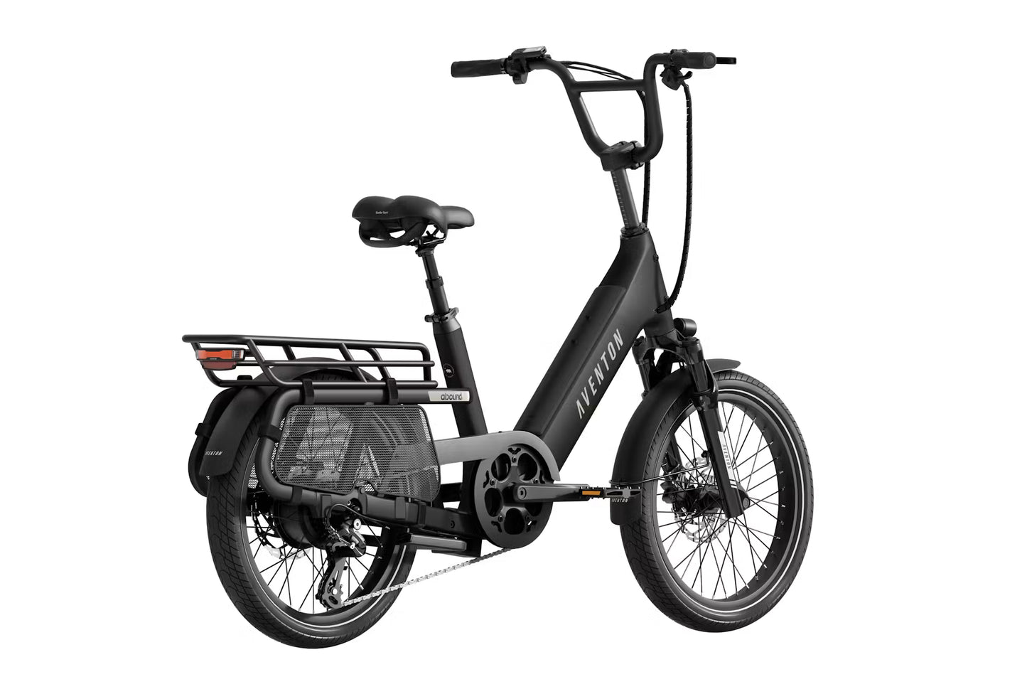 NEW Aventon Abound SR Electric Cargo Bike — 750W, 60mi Range, 440lb Capacity