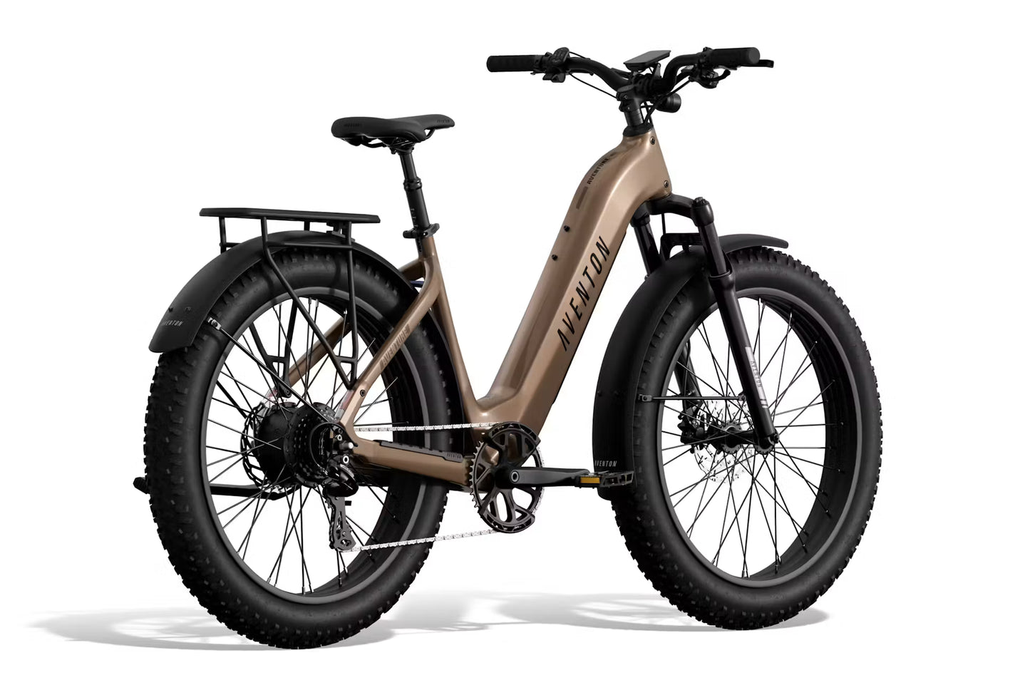 NEW Aventon Aventure 3 Step-Through Electric Fat Tire Bike — 750W, 28mph, 4" Tires
