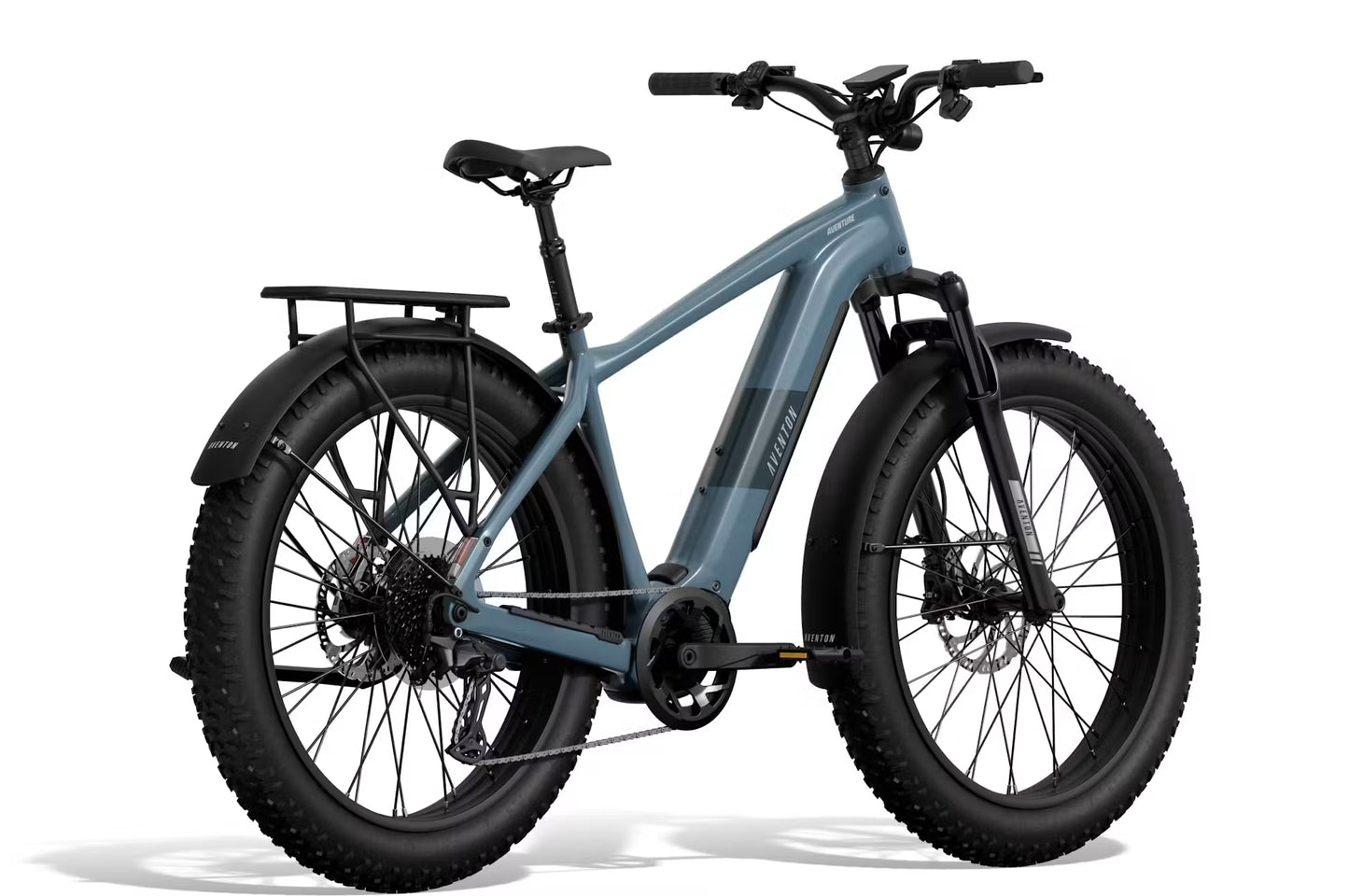 NEW Aventon Aventure M Electric Fat Tire Bike — Mid-Drive 100Nm, Autoshift, 85mi Range, 4" Tires