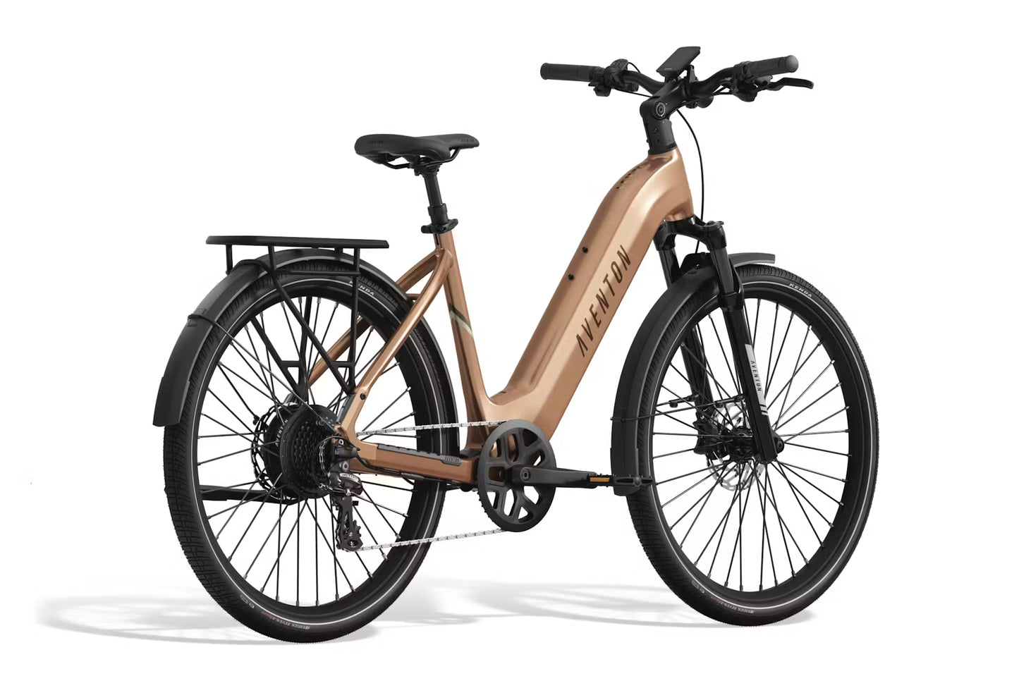 NEW Aventon Level 3 Step-Through Electric Commuter Bike — 500W, 28mph Class 3, 70mi Range