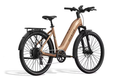 NEW Aventon Level 3 Step-Through Electric Commuter Bike — 500W, 28mph Class 3, 70mi Range