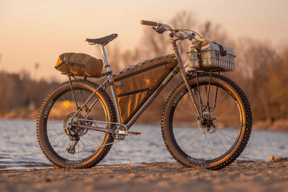 NEW Wilde Supertramp Rigid Steel Bikepacking Bike - Dirt Champagne - Deore M6100 1x12