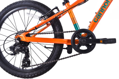 USED Cannondale Trail 20" 1x7 speed Kids Hardtail Mountain Bike Orange