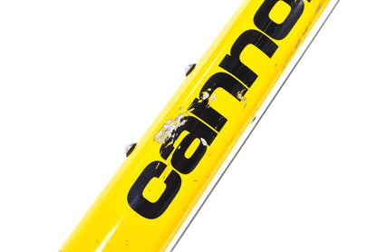 USED Vintage Cannondale CAAD2 F700 Mountain Bike Medium Shimano XT/LX 3x8 speed Yellow- AS IS