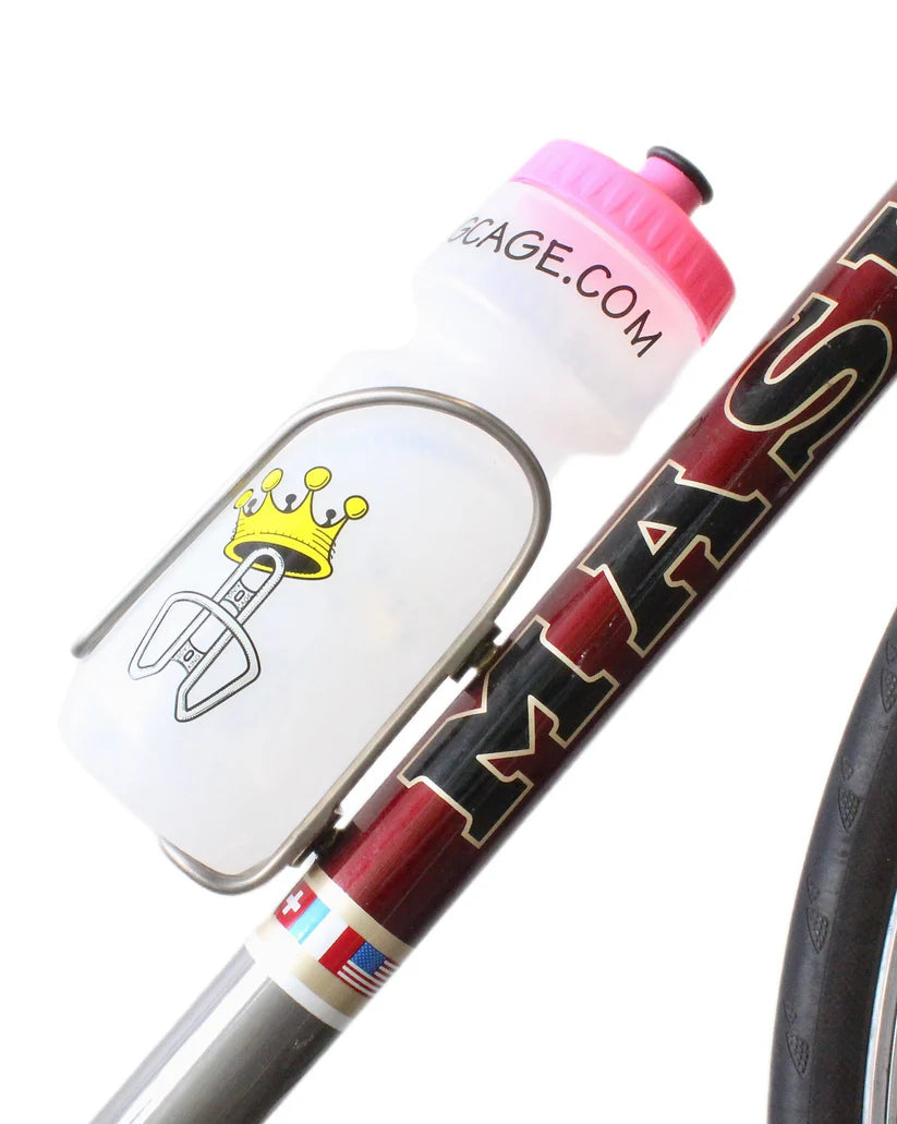 NEW King Cage Titanium Iris Bottle Cage