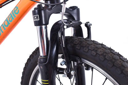 USED Cannondale Trail 20" 1x7 speed Kids Hardtail Mountain Bike Orange