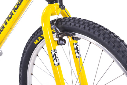 USED Vintage Cannondale CAAD2 F700 Mountain Bike Medium Shimano XT/LX 3x8 speed Yellow- AS IS