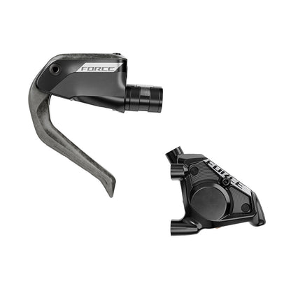 NEW SRAM Force eTap AXS Aero Disc Brake and Lever - Front, Hydraulic, Flat Mount, Black, E1