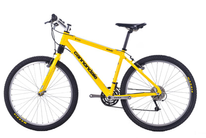 USED Vintage Cannondale CAAD2 F700 Mountain Bike Medium Shimano XT/LX 3x8 speed Yellow- AS IS
