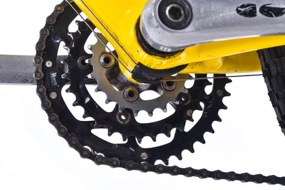 USED Vintage Cannondale CAAD2 F700 Mountain Bike Medium Shimano XT/LX 3x8 speed Yellow- AS IS