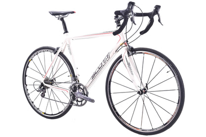 USED 2008 Scott Addict R4 Carbon 56cm Road Bike Ultegra 6600 2x10 speed