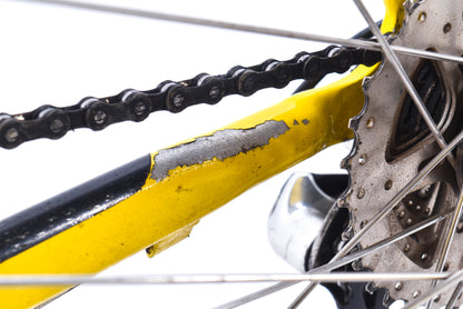 USED Vintage Cannondale CAAD2 F700 Mountain Bike Medium Shimano XT/LX 3x8 speed Yellow- AS IS