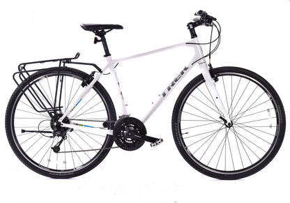 USED Trek 7.4 FX Alloy Hybrid 20" White Shimano 3x9 Speed