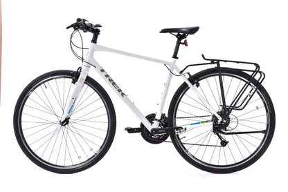 USED Trek 7.4 FX Alloy Hybrid 20" White Shimano 3x9 Speed