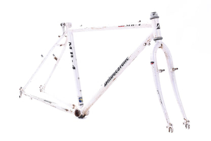 USED 1992 Bridgestone MB-4 Medium Rigid Tange Steel Mountain Bike Frame White