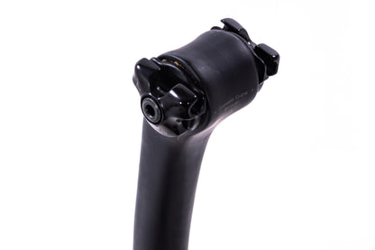 USED Specialized S-Works Carbon Seatpost 27.2x350mm, 20mm Offset, Alloy Rail Clamps
