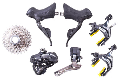 USED Shimano Dura-Ace Di2 2x10 speed Electronic Road Groupset Rim Brake Road