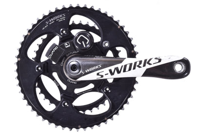 USED Specialized S-Works/Quarq Carbon Crankset 53/39T 172.5mm Length 10/11 Speed BB30